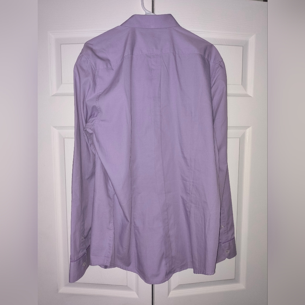 Rare nwot  American rag purple violet mens button down casual button down shirt - Picture 16 of 16